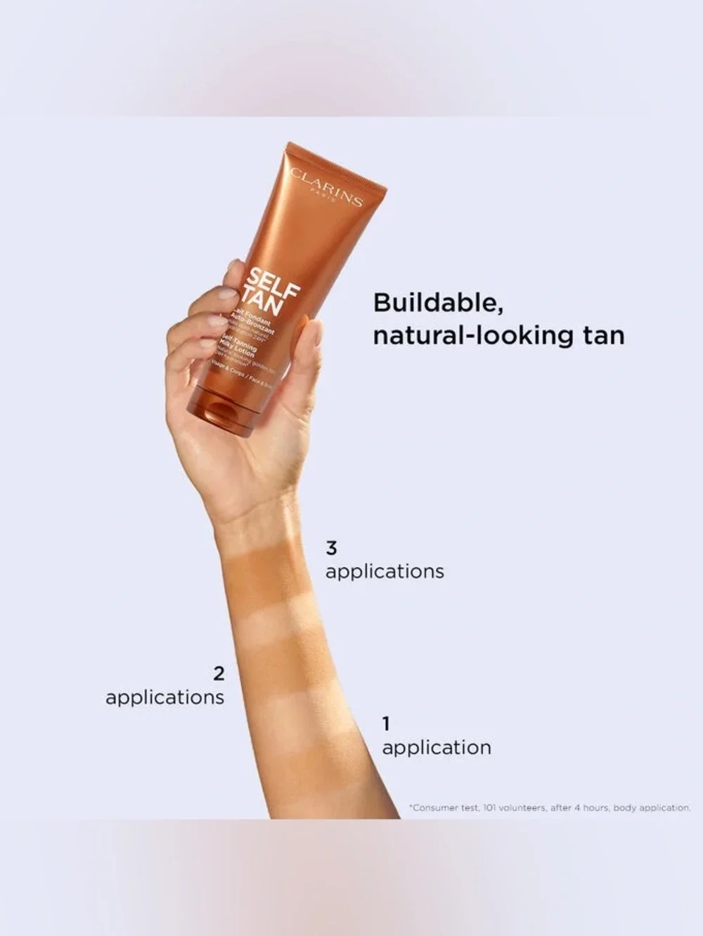 Clarins Self-Tanning Milky Lotion Face + Body Tanner. BRAND NEW
